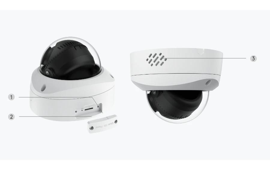 Netzwerkkamera Duo 3V PoE 4K<br>16MP UHD IK10 Vandalismusgeschützte PoE Kamera mit 180° Panorama