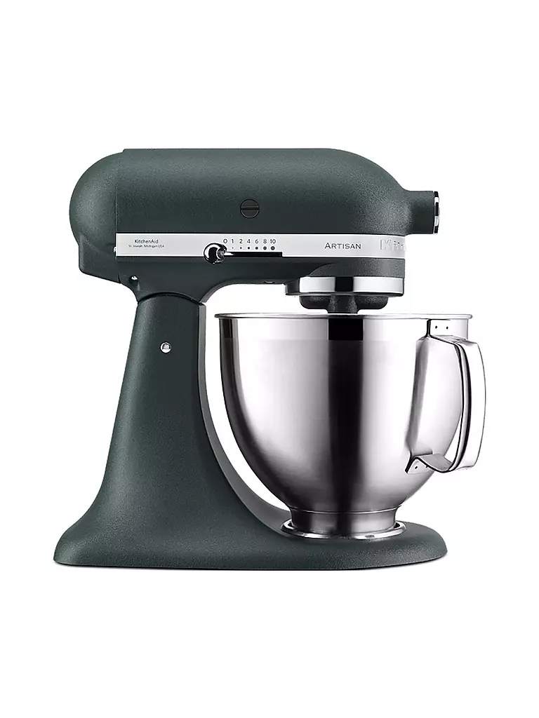 KITCHENAID Küchenmaschine Artisan 185 4,8l 300 Watt 5KSM185PSEBK (Pepple Palm) grün