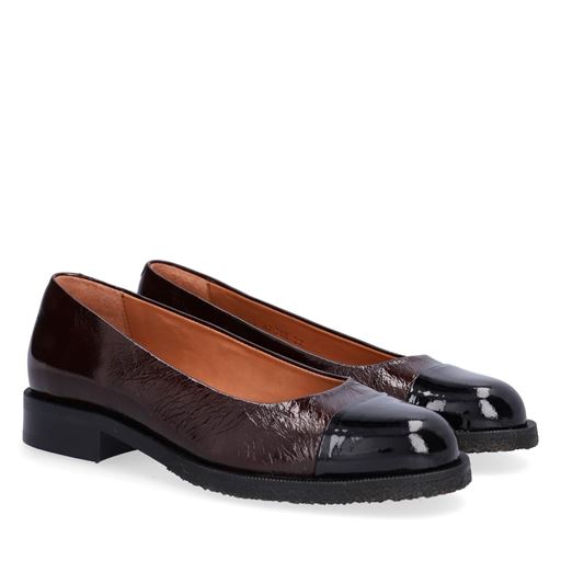 Billi Bi A7018 Ballerinasko, Black Patent/Mogano Naplack, 41