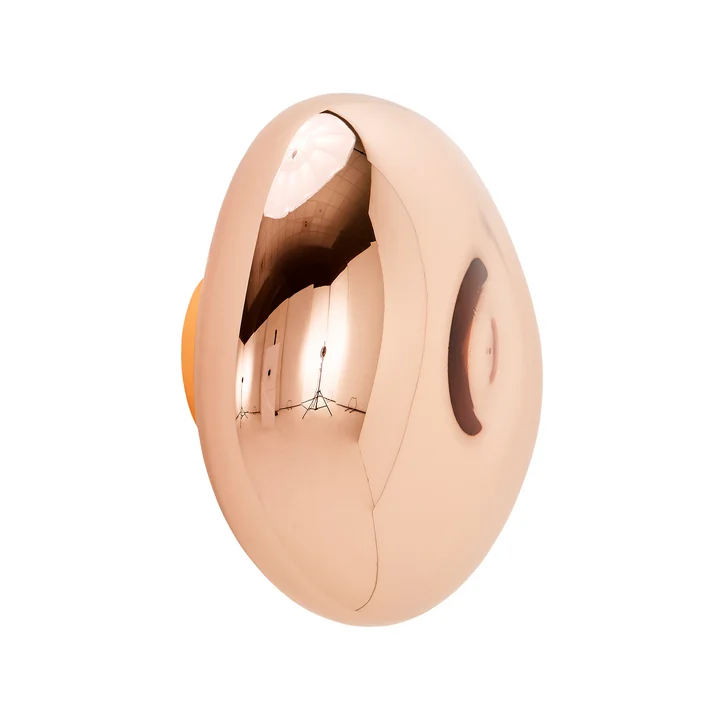 Tom Dixon - Melt LED Wandleuchte / Deckenleuchte, 50 x 28 cm, kupfer