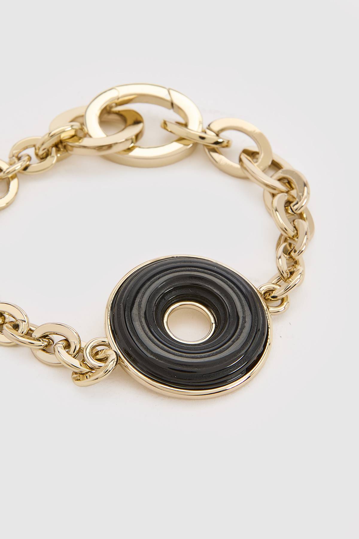 KarenMillen Bracelet Chaîne À Anneau En Résine