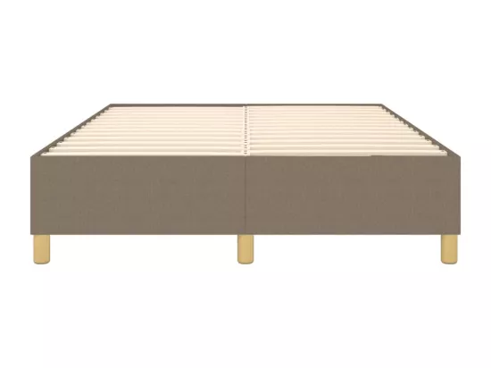 Sommier à lattes de lit Taupe 140x190 cm Tissu
