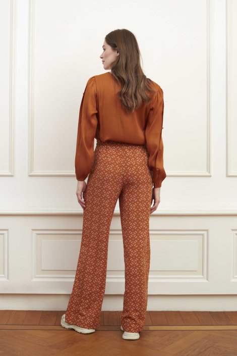 Lofty Manner oranje dames broek