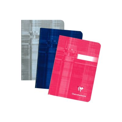 Clairefontaine - Carnet 11 x 15 cm - 96 pages - petits carreaux (5x5 mm) - disponible dans différentes couleurs