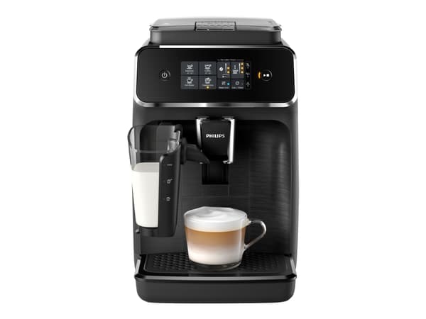 Philips Series 2200 EP2230 - Automatisk kaffemaskin med melkeskummer - 15 bar - mattsvart