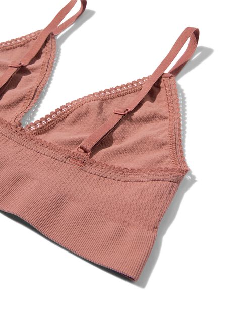 brassière sans couture marron clair