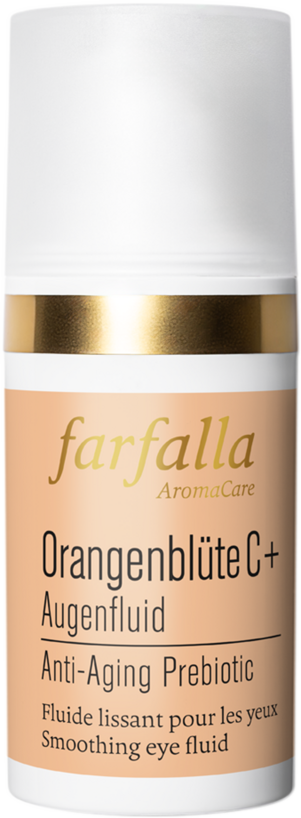 farfalla  Anti-Aging Prebiotic Orangenblüte C+ Augenfluid, 15 ml