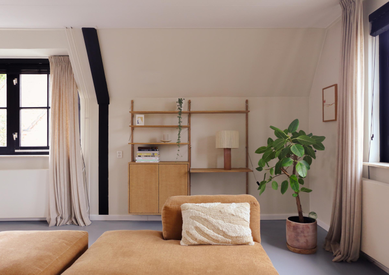 HKliving Fluffy kussen 35x55