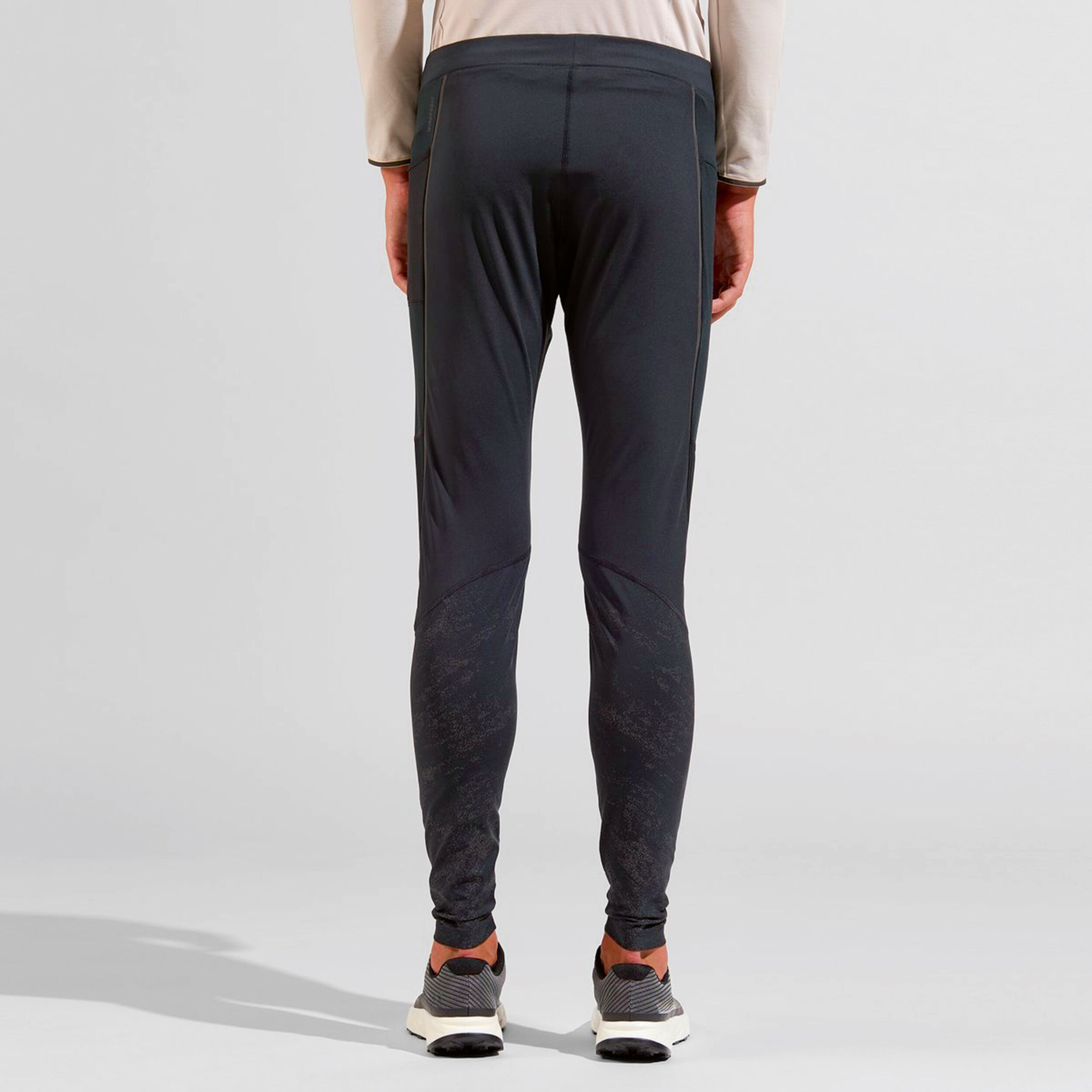 Odlo Zeroweight Warm Reflective Collant Tight Hommes - Noir