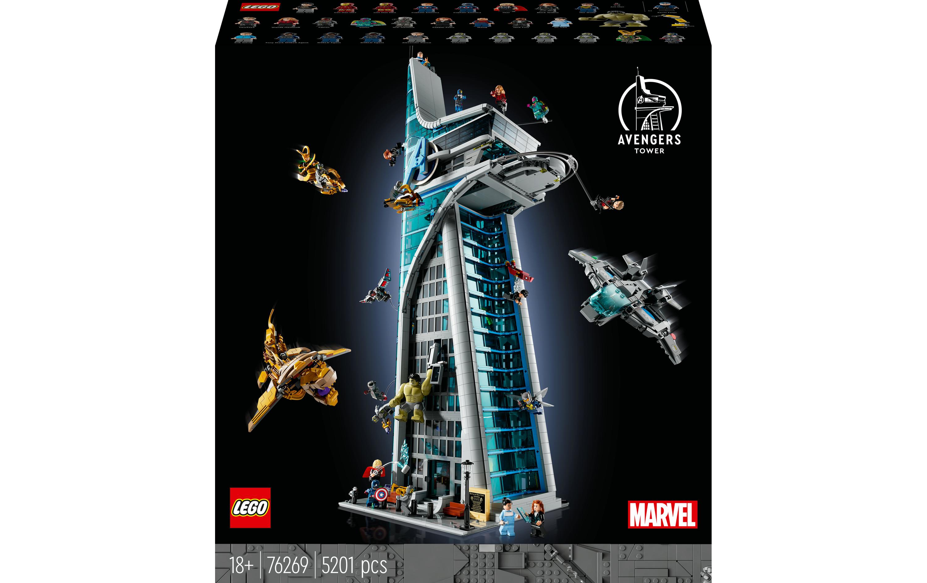 Marvel Avengers Tower 76269<br>Monumentales Modell zum Bauen, Spielen und Ausstellen