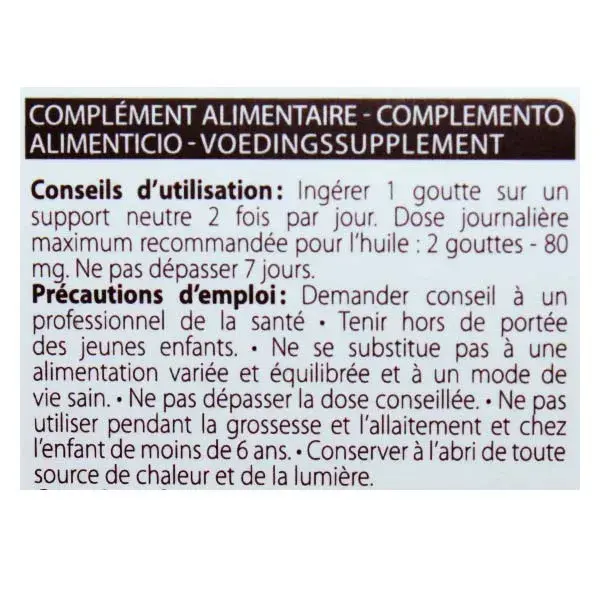 Óleo Essencial de Orégano Orgânico Pranarom com Inflorescências Compactas 10ml