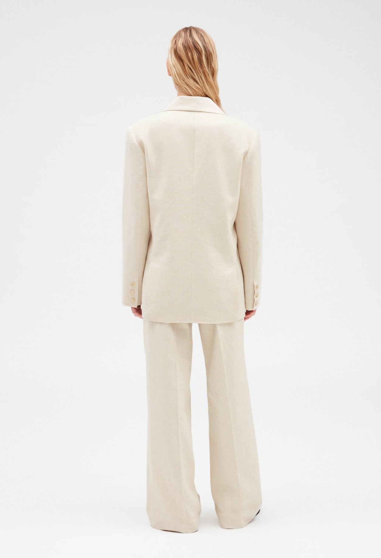 Veste tailleur beige