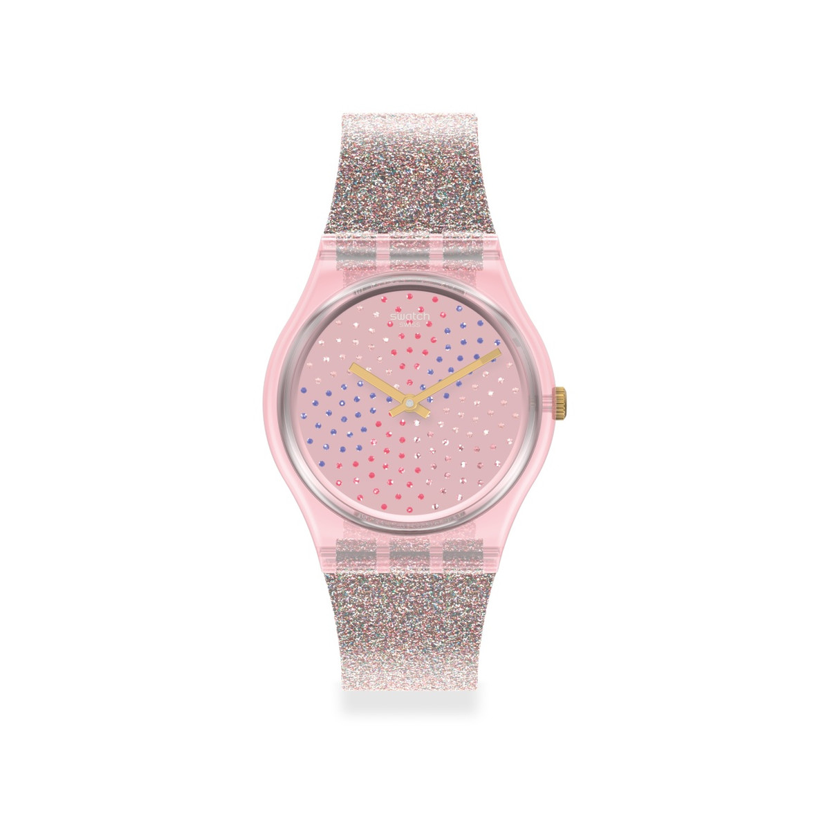 Montre Swatch femme plastique et silicone rose