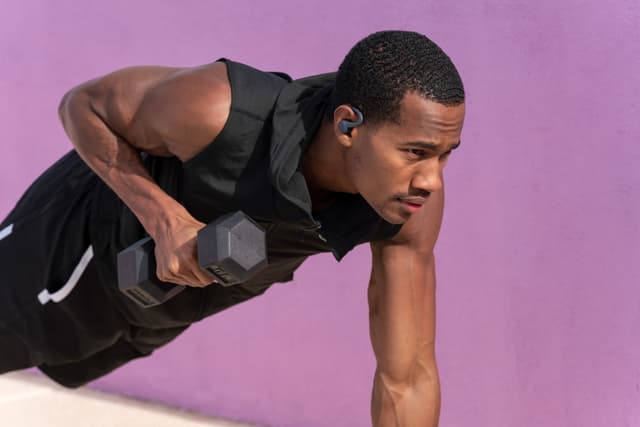JLab Go Air Sport true wireless in-ear høretelefoner (graphite)