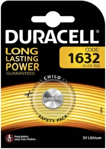 DURACELL Batt CR1632 3V Lithium