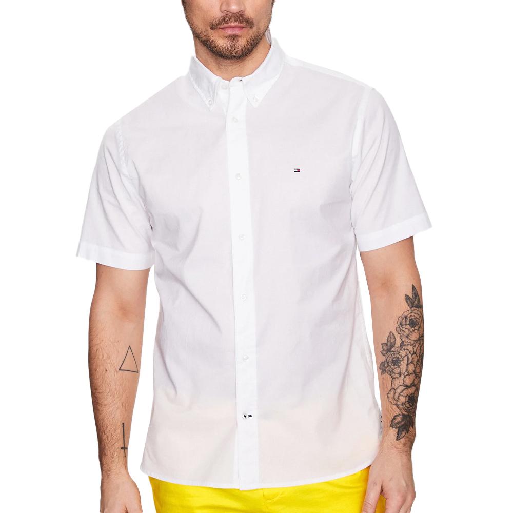 Tommy Hilfiger Chemise Blanche Homme Tommy Hilfiger Flex Poplin