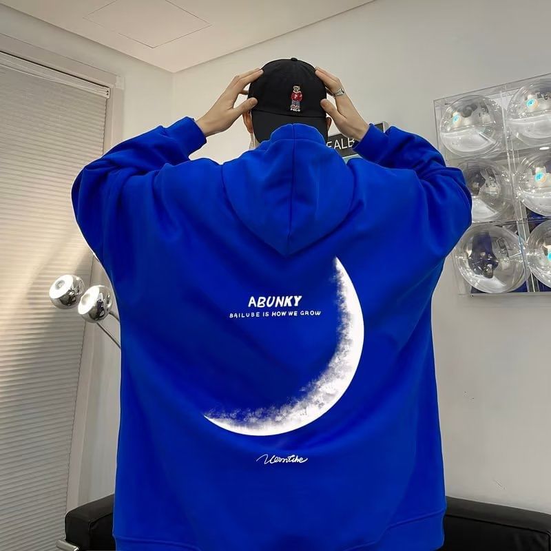 Wewewow - Maanprint Hoodie