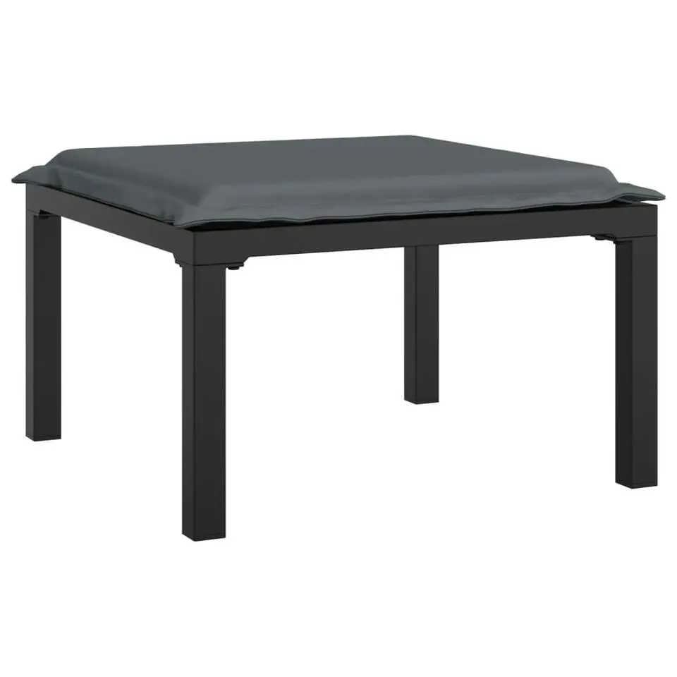 vidaXL - Loungeset - Zwart - Poly rattan