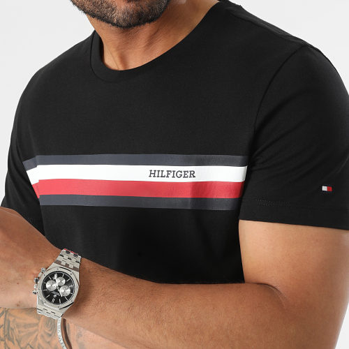Tee Shirt Rwb Monotype Chest Stripe 2119 Noir