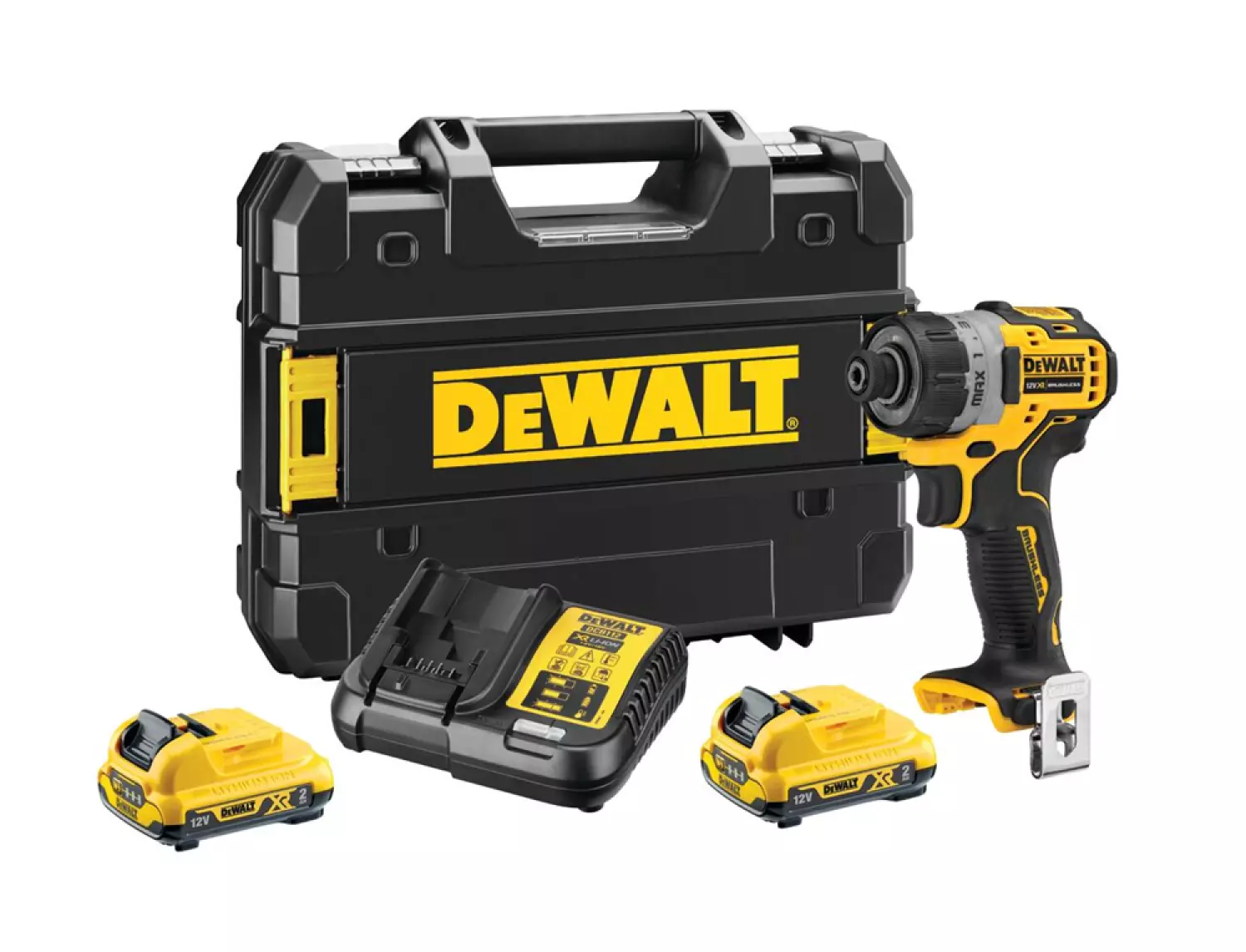 DeWALT DCF601D2 12V Li-ion Compacte accu slagschroefmachine set (2x 2.0Ah) - 1/4