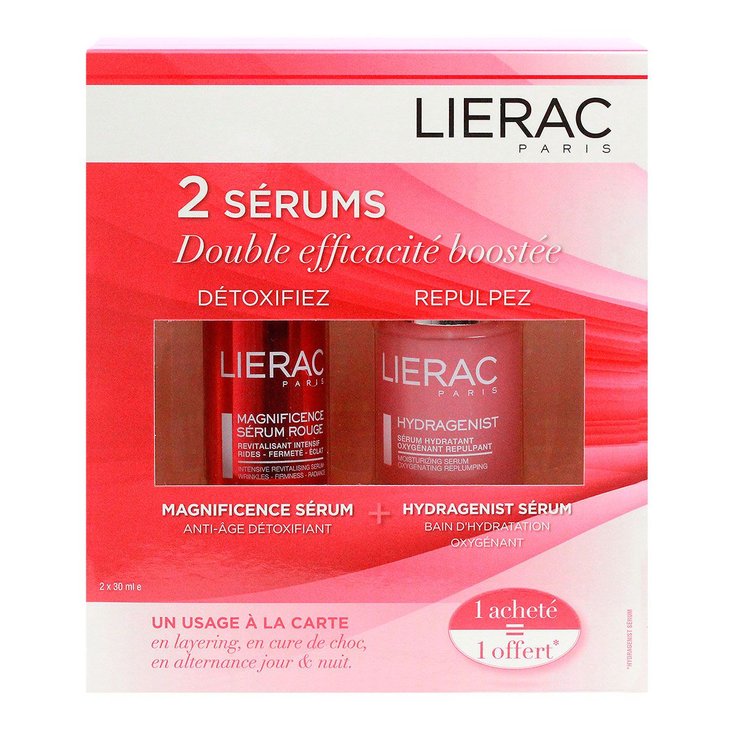 Magnificience sérum rouge 30ml + Hydragenist 30ml