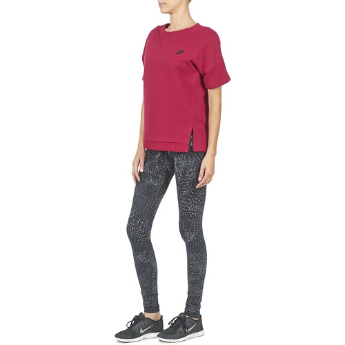 Nike - TECH FLEECE CREW - Bordeaux