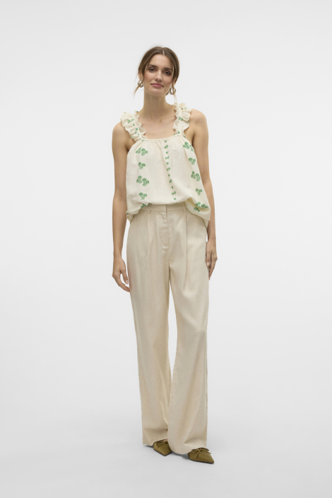 Vero Moda beige dames broek