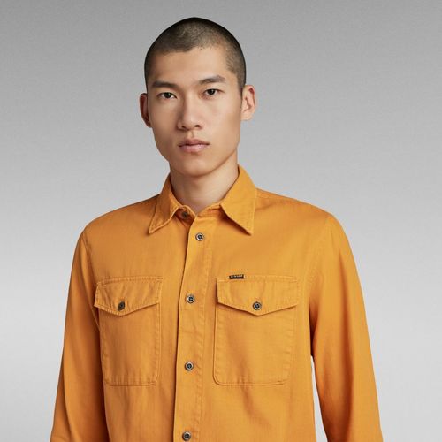 G-Star Raw - D20165 7647 MARINE SLIM-DULL YELLOW GD Blanco