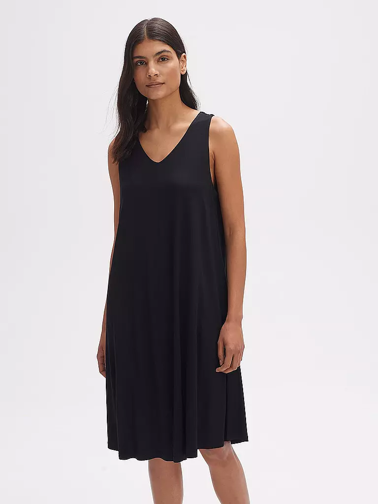 OPUS Midikleid WINGA schwarz