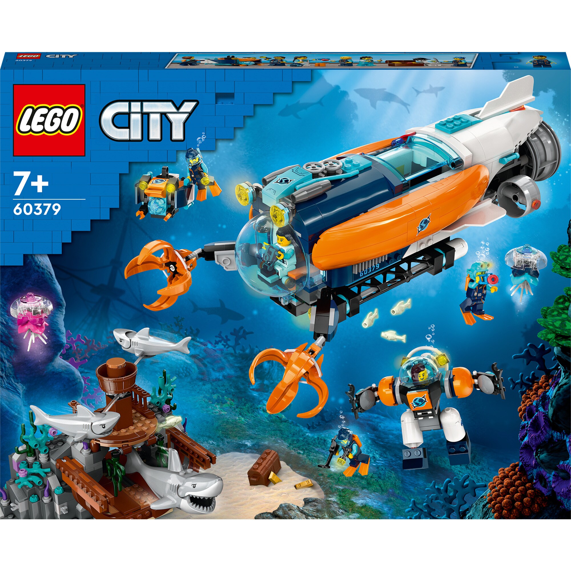 LEGO Konstruktionsspielzeug City Forscher-U-Boot