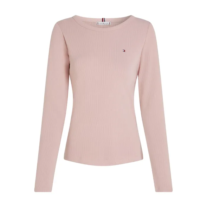 Tommy Hilfiger Slim 5X2 Rib Longsleeve Shirt Dames