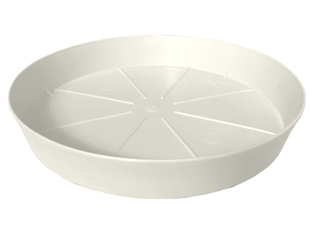 PRATO DE PLÁSTICO GARDENSTAR BRANCO Ø25CM