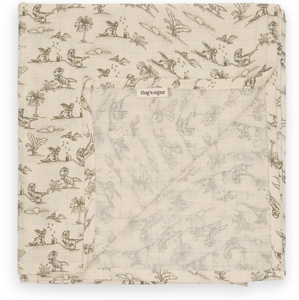 That's Mine - Jana muslin swaddle - Dino esta