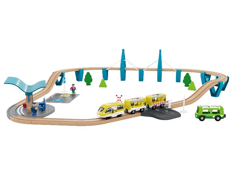 Houten treinbaan