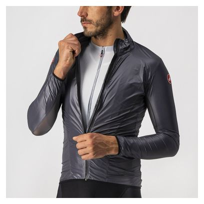 Veste Coupe-Vent Castelli Aria Shell Gris Foncé