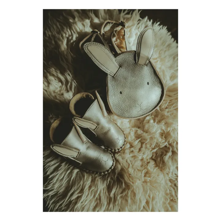 Donsje Chaussons Fourrés Kapi Lapin x Smallable | Doré
