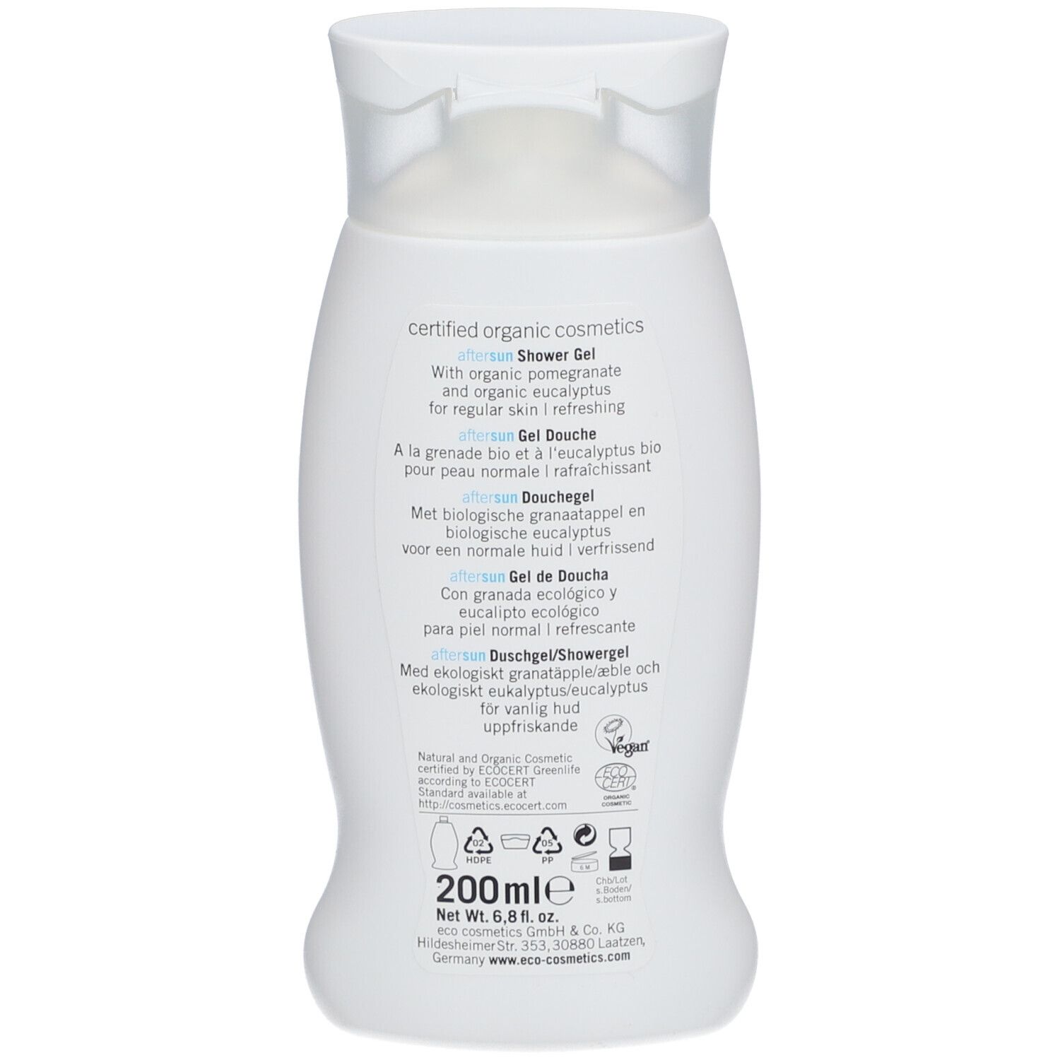 eco cosmetics AfterSun Shower