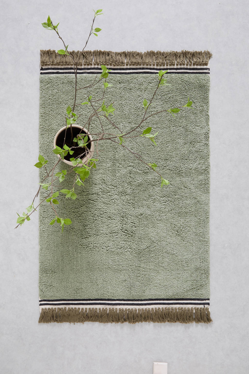 kindervloerkleed Solid (130x90 cm)