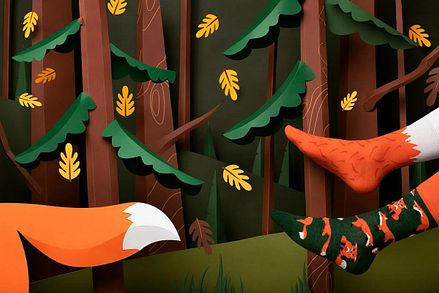 Many Mornings Sokken Vos R81-The Red Fox kopen