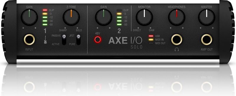IK Multimedia - AXE I/O SOLO - USB-Interface - Zwart - Kunststof