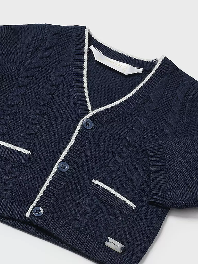 MAYORAL Baby Strickweste dunkelblau