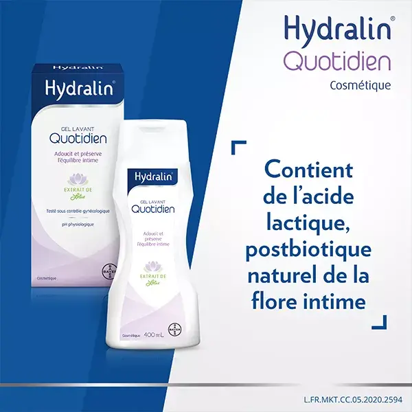 Gel de Limpeza Íntima Diária Hydralin 400ml