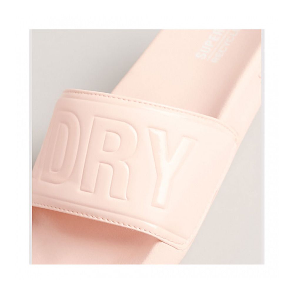 Superdry CODE CORE POOL SLIDE - Sandales Femme pink pesca