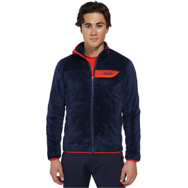 Veste polaire SWIX INFINITY PILE MIDLAYER FULL ZIP DARK NAVY