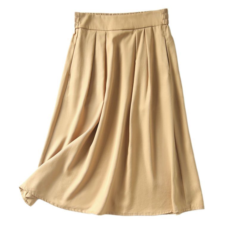 Jeonseon - Effen midi-rok