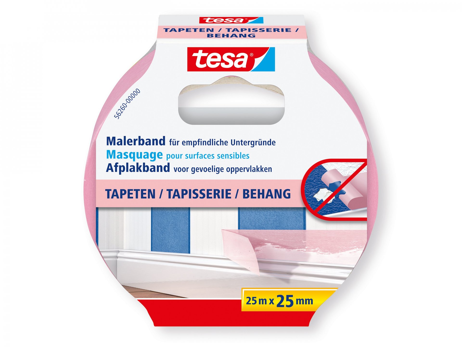 Tesa Malerband Präzisionskrepp Sensitive
