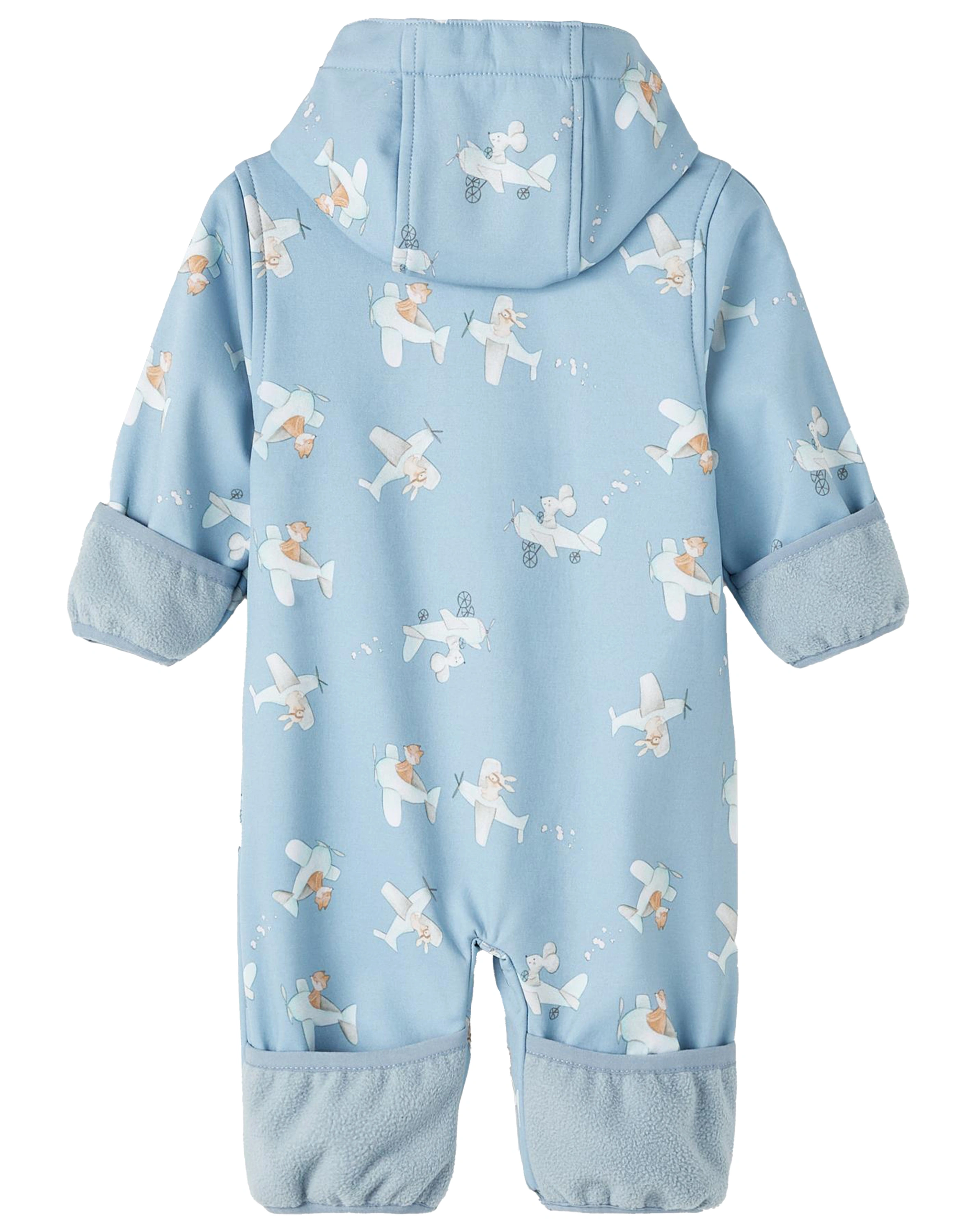 Softshelloverall NBMALFA - AIRPLANE in ashley blue