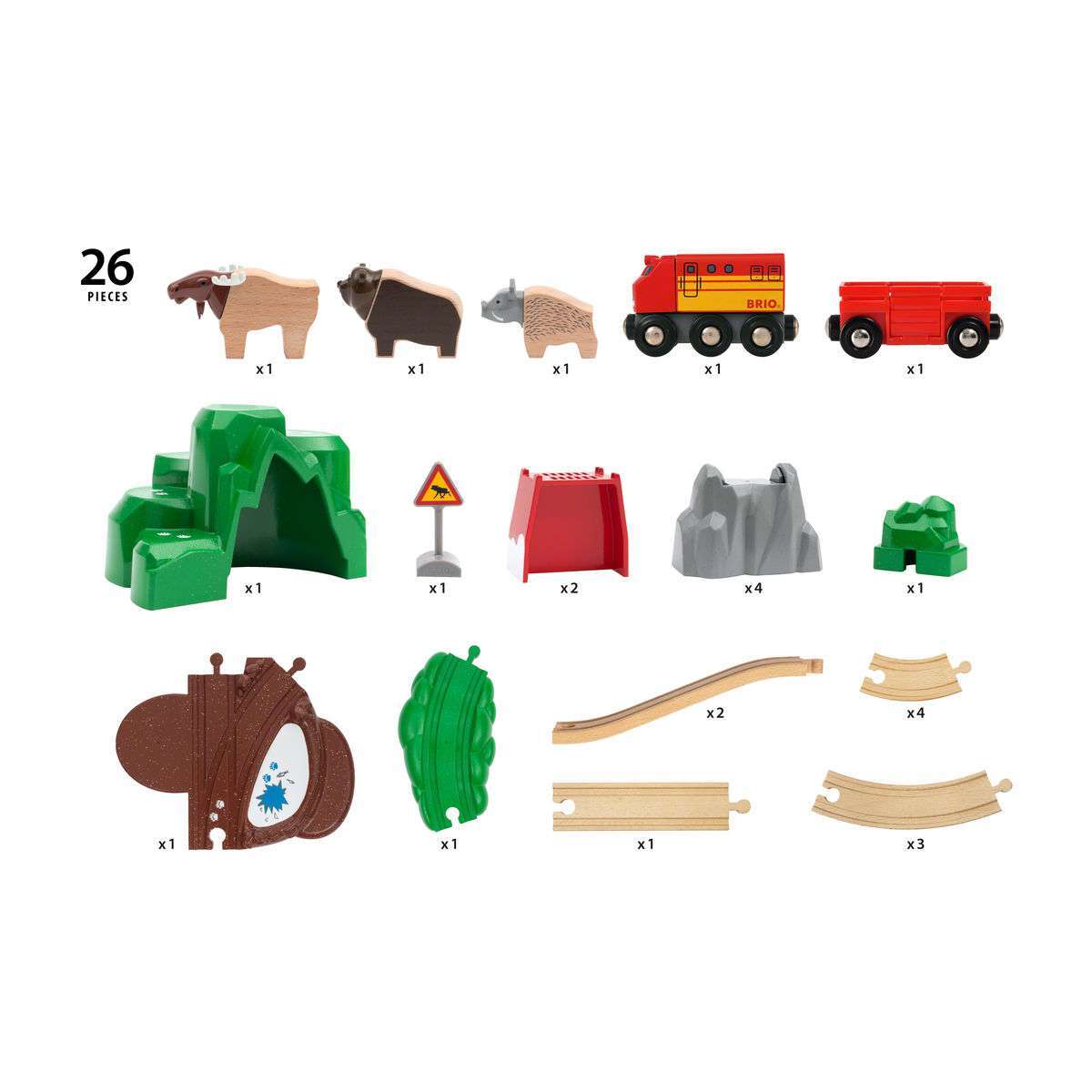 BRIO Spiel Nordische Waldtiere Set