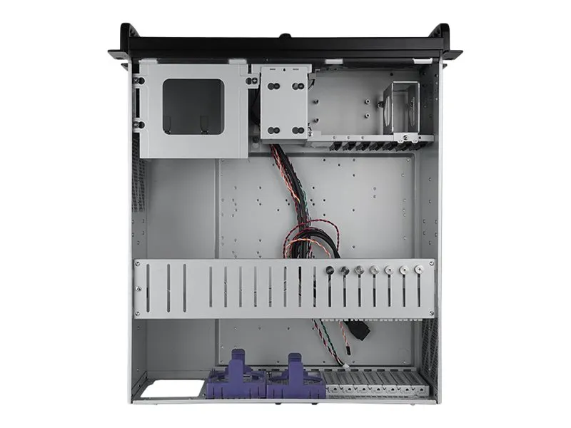 Chieftec UNC-409S-B - Rack-monterbar - 4U - ATX - ingen strømforsyning 400 Watt (ATX) - sort - USB