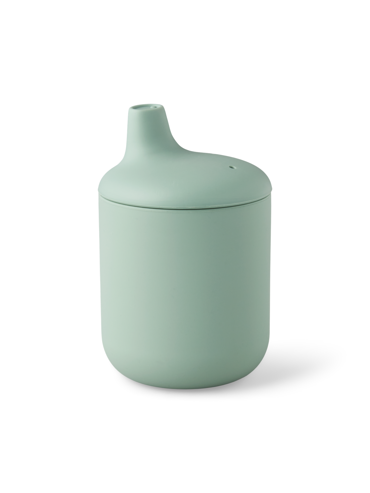 Tudkop | Fødevaregodkendt silikone. 175 ml. 6  måneder.  | Dusty Green | Mushie